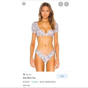 WeWoreWhat Moe Top and Delilah Bottoms bikini set